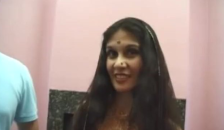 Indian Honey Strips and Sucks Cock!