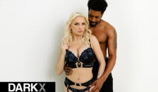 Black Clad Lingerie Wearing Blondie Creampied - Kenzie Taylor, Isiah Maxwell - DarkX