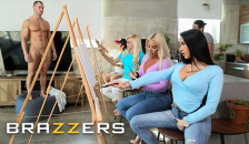 BRAZZERS - Robbin Banx & MJ Fresh get on Stage and Share Duncan's Delicious Cock in a Hot 3some