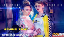 SPACE TAXI John Turns up to Fuck Hairy Redhead and Hot MILF
