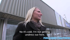 PublicAgent Sexy looking Blonde Takes Cash for Sex Offer from Stranger
