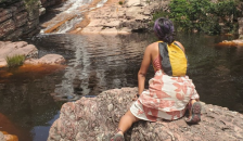 Nature Sex in the Tropical Mountain, she Sucks and Rides like a Godess