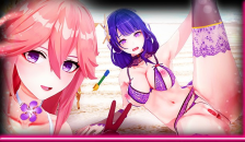 Genshin 💦 Yae Miko & Raiden Ei Experiences PORN! | Anime MILF Hentai R34 SEX JOI MOMMY