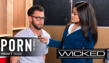 Religious Student Seduced by former Pornstar at Anti Porn PSA Filming