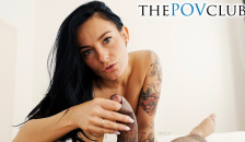 Czech Babe Lexi Dona Interracial BBC POV Foreskin Play and Blowjob with Facial