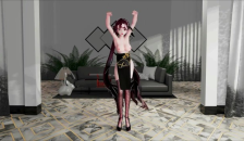 Li Sushang Hentai Honkai Impact Bass Knight MMD Undress Dance Black Wicks Color Edit Smixix
