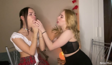 Deepthroat Lessons with Double Dildo