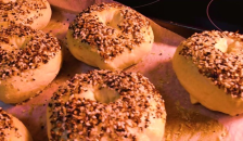 Jerk off while Loving my Homemade Warm Bagels