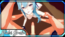 Eula POV Sucking Dick and Swallowing Cum - Genshin Impact Hentai