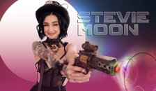 Exxxtra Small - Cute Steampunk Girl Stevie Moon gives Stud a Sloppy Blowjob and Lets him Fuck her