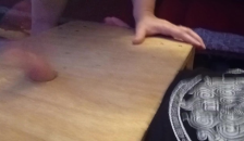Hard Slaps and Teasing a Trapped Cock