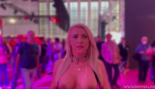 VENUS Messe Berlin - PUBLIC 3-ER MMF Mit MEGA SPERMAWALK Direkt Auf Der MESSE!!!