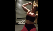 Muscular Blonde Striptease