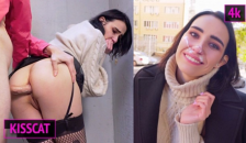 Russian Student Fucks in Ass near University before Lessons 🔥 PUBLIC ANAL 🔥