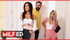 Milfed - Jamie Michelle Shows a House to a Potential Buyer Couple & Fucks the Husband in the Process