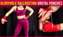 Gloryhole Handjob BALLBUSTING - I Destroy his Balls | Era