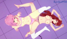 Shamiko and Momo Chiyoda have Lesbian Play at a Love Hotel. - the Demon Girl next Door Hentai