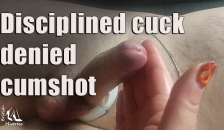 Disciplined Cuck Denied Cumshot