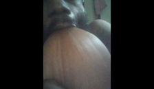 SEMI AGGRESSIVE BITING ON BIG SOFT TITS AS GORILLA PUNCHER SENSUALLY LICKS!!!!!!!