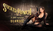 Busty April Olsen as SUCKER PUNCH BLONDIE wants you very Deep VR Porn