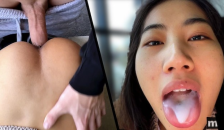 I Swallow my Daily Dose of Cum - Asian Interracial Sex by Mvlust