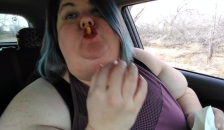 SSBBW Vlog Smoking Eating Burping in Public while Talking about my Slave
