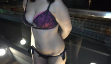 Yuna-chan#1 G-cup Naked Unveiled for all to see from the Highway.