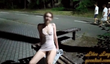 Naked Walks in the City at Night. Full Version. in Pantyhose and Without. many Witnesses.