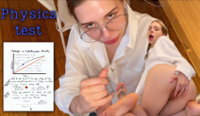 Physics Professor is Fucking a Student. little Slut is Swallowing Cum