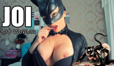 Jerk off Challenge Cosplay Cat Woman BIG BOOBS - Desafio Da Punheta