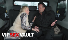 Czech Blondie Katie Sky Drilled by Dirty Chauffeur in the Backseat - VIP SEX VAULT