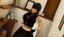 Tifa has an Urgency in the Bathroom
