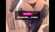Natasha Crown - Giant Ass in Latex!