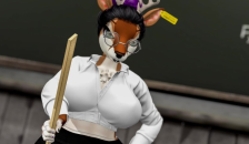 Good Girl Ott Herself in Detention - second Life Yiff