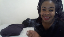 Hairy Creamy Pussy Ass Shaking Smoke Session BBW - Cami Creams