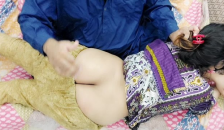 Stepdaughter Caught by Stepdaddy for not Study well