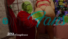 Cindy Lou Saving Christmas by Distracting the Grinch