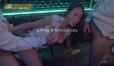 Three some with Asain Big Tits @princessdolly in Club. SWAG.live DMX-0063