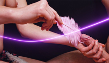 I Tickled my Classmate with a Fluffy Feather. got an Extremely Sweet Cumshot — Violet Candle