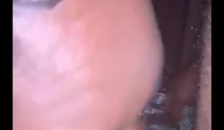 Ebony Freak let me Bust Nut on her Face while her Boyfriend at Work