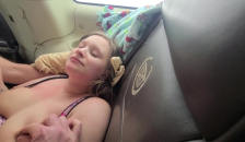 Amazing Car Sex, Bj, Pink Pussy, Cum on Face!