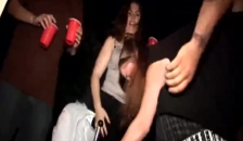 Slutty Blonde Teen Sucks College Cock