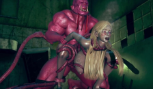 Beautiful Women Fucked in Public Toilets by Slippery Orcs