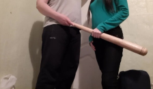 Before my Girlfriend went to Play Baseball, my Girlfriend Licked my Pussy - Lesbian_illusion