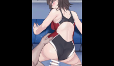 Swimsuit SEX in the Club Room
