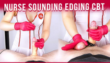 Nurse Urethral Cock Sounding & Edging Handjob to Cum POV CBT | Era