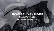  morning Sex with my little Spoon [british Lesbian Audio]