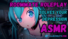 Your Hot Roommate gives you a Cuddle because you're Upset [SFW] [ASMR ROLEPLAY]