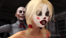 Full Video - Joker bangs rough a cute sexy blonde in a clown mask in the abandoned room | Pornhub