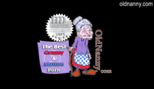 Granny tries new Toy